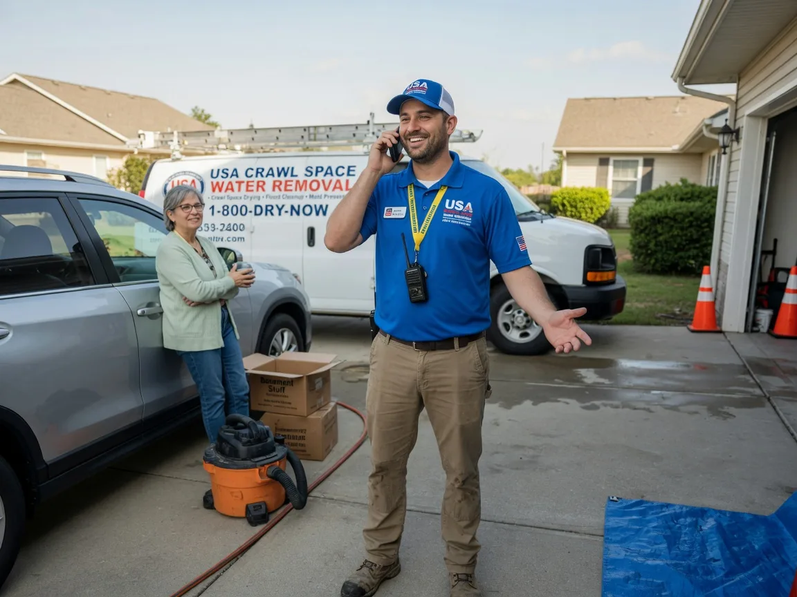 Crawl Space Water Removal Hallieford, VA FAQs